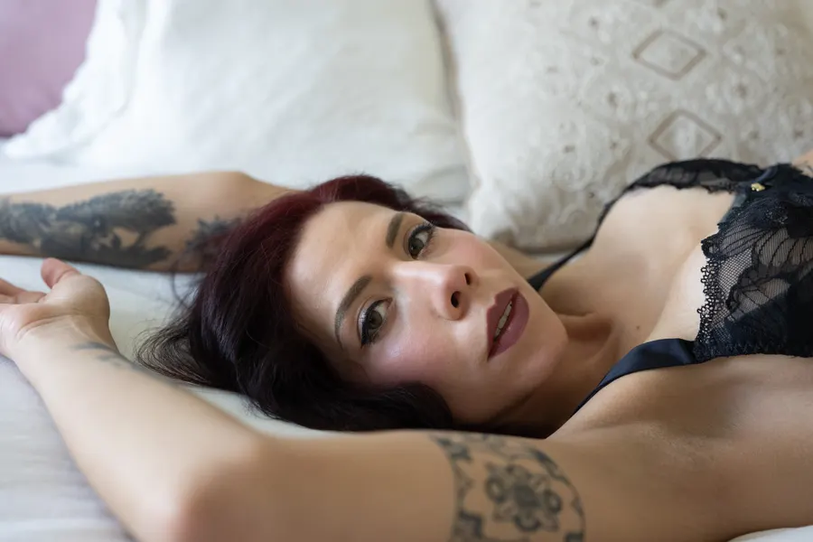 Boudoir portrait